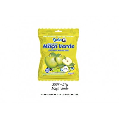 BALA - RICLAN - 57g MASTIGAVEL BOLA 7 MACA VERDE - CX40
